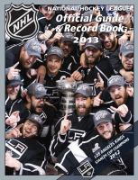 National Hockey League Official Guide and Record Book 2013 cover