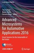 Advanced Microsystems for Automotive Applications 2016 : Smart Systems for the Automobile of the Future cover