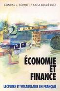 Economie Et Finance Lectures Et Vocabulaire En Francais cover
