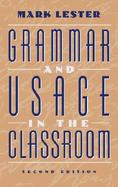 Grammar and Usage in the Classroom cover