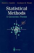 Statistical Methods: A Geometric Primer cover