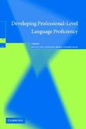 Developing Professional-Level Language Proficiency cover