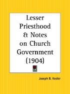 Lesser Priesthood cover