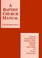 Baptist Church Manual cover