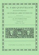 Institutionis Oratoriae (volume2) cover