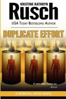 Duplicate Effort: a Retrieval Artist Novel cover