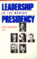 Leadership in the Modern Presidency cover