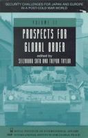 Security Challenges for Japan and Europe in a Post Cold War World Perspectives for Global Order cover