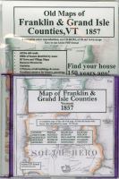 Map of Franklin and Grand Isle Counties, Vermont 1857 cover