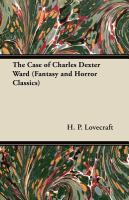 The Case of Charles Dexter Ward cover