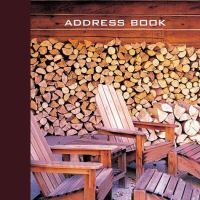 Wooden Houses Address Book cover