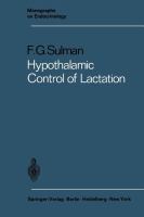 Hypothalamic Control of Lactation cover