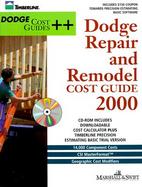 Dodge Repair & Remodel Cost Guide with CDROM cover