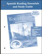 Glencoe World History, Modern Times, Spanish Reading Essentials and Study Guide, Student Edition cover