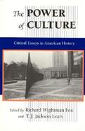 The Power of Culture Critical Essays in American History cover