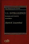 U.S. Intelligence Evolution and Anatomy cover