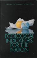 Ecological Indicators for the Nation cover