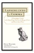 Lapsing Into a Comma cover