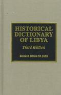 Historical Dictionary of Libya cover