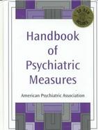 Handbook of Psychiatric Measures cover