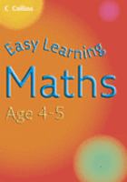 Maths Age 4-5 (Easy Learning) cover