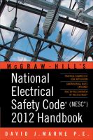 National Electrical Safety Code (NESC) 2012 Handbook cover