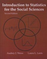 Introduction to Statistics for the Social Sciences cover
