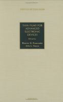 Physics of Thin Films Thin Films for Electronic Devices (volume15) cover