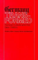 Germany Transformed Political Culture and the New Politics cover