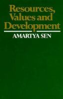 Resources, Values, and Development cover