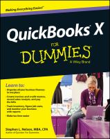 Quickbooks 2015 for Dummies cover