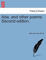 Ada, and Other Poems cover