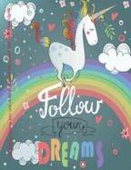 Cute Rainbow Unicorn 2017-2018 18-Month Academic Year Planner with Inspirational Quotes (July 2017 to December 2018 Calendar) cover