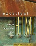 Excellent Html With an Introduction to Java Applets cover