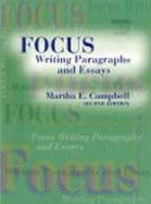 Focus Writing Paragraphs and Essays cover