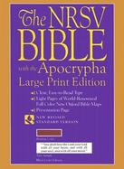 Holy Bible with Apocrypha Large Print cover