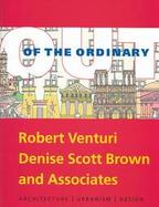 Out of the Ordinary Architecture/Urbanism/Design cover