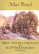 First Violin Concerto and Scottish Fantasy in Full Score cover