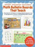 Math Bulletin Boards That Teach cover