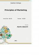 BUS 254: Principles of Marketing   Coursepack cover