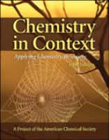 Chemistry in Context Applying Chemistry to Society cover