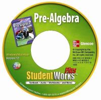 Pre-Algebra, StudentWorks Plus DVD cover