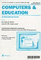Computers and Education: Computers Assisted Learning cover