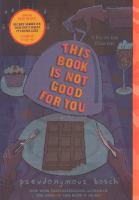 This Book Is Not Good for You cover