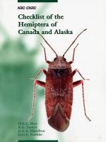 Checklist of the Hemiptera of Canada and Alaska cover