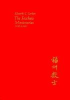 The Foochow Missionaries, 1847-1880 cover
