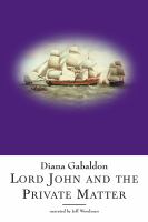 Lord John and the Private Matter cover