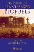 Handbook of Plant Based Biofuels cover