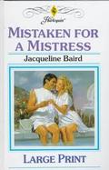 Mistaken for a Mistress cover