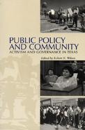 Public Policy and Community Activism and Governance in Texas cover